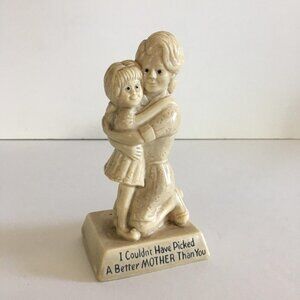 Vintage Mother and Child Figurine - R&W Berries Co's 1979 - Best Mom Gift
